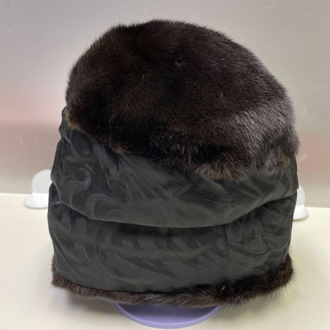 ヴィンテージ ミンク帽子