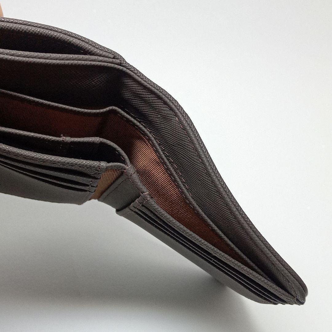 新品 ピンキーアンドダイアン 2つ折り財布 コンパクト財布 パドロック チョコ