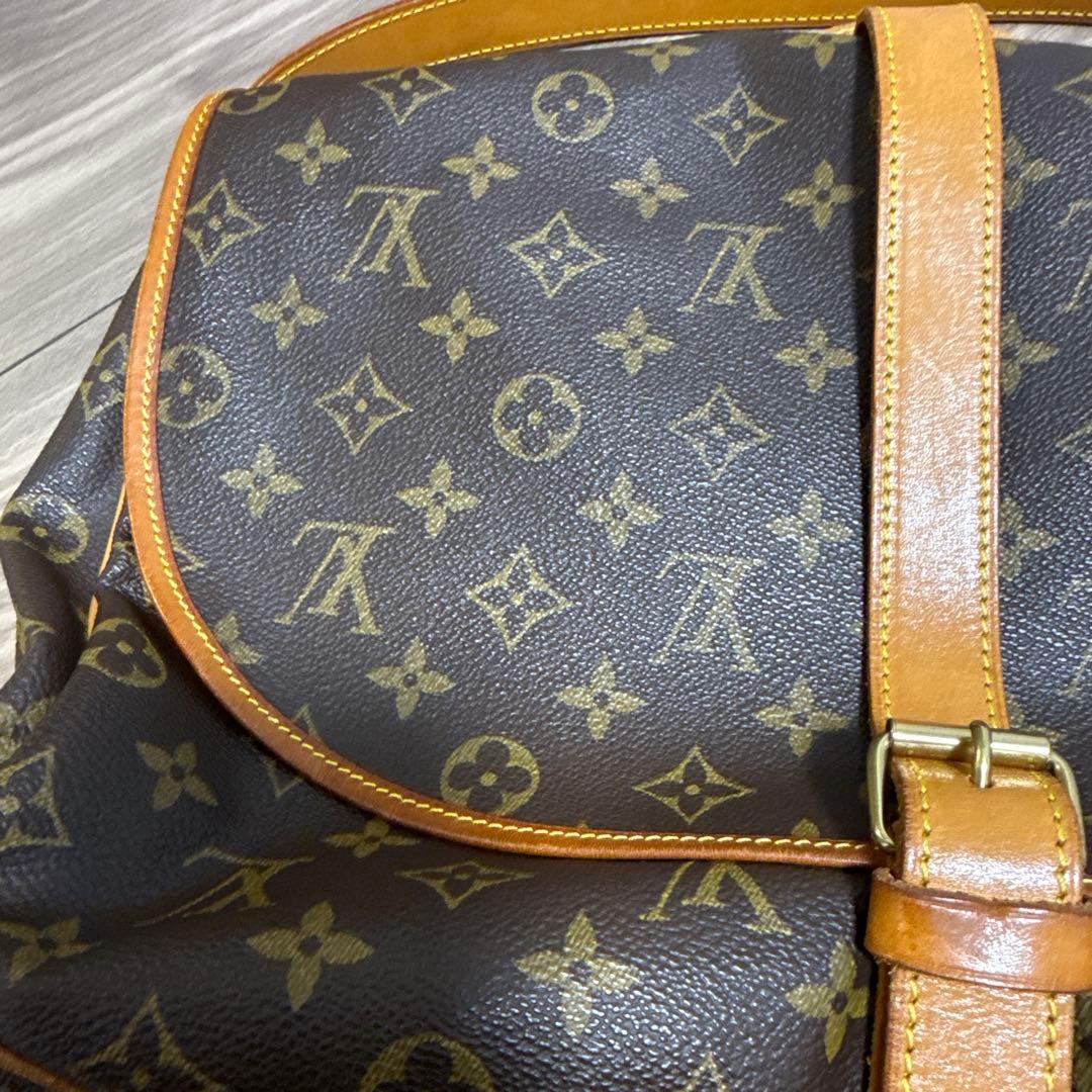 ルイヴィトン ショルダーバッグ モノグラム ソミュール 35