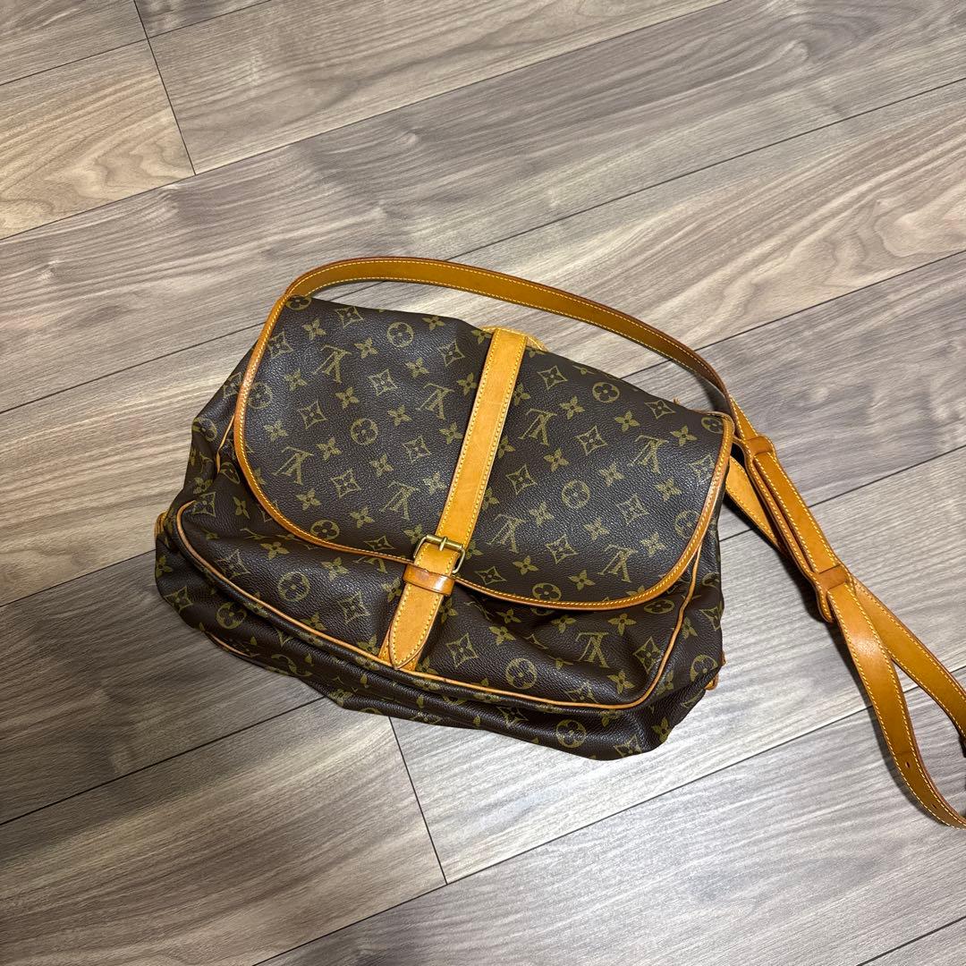 ルイヴィトン ショルダーバッグ モノグラム ソミュール 35