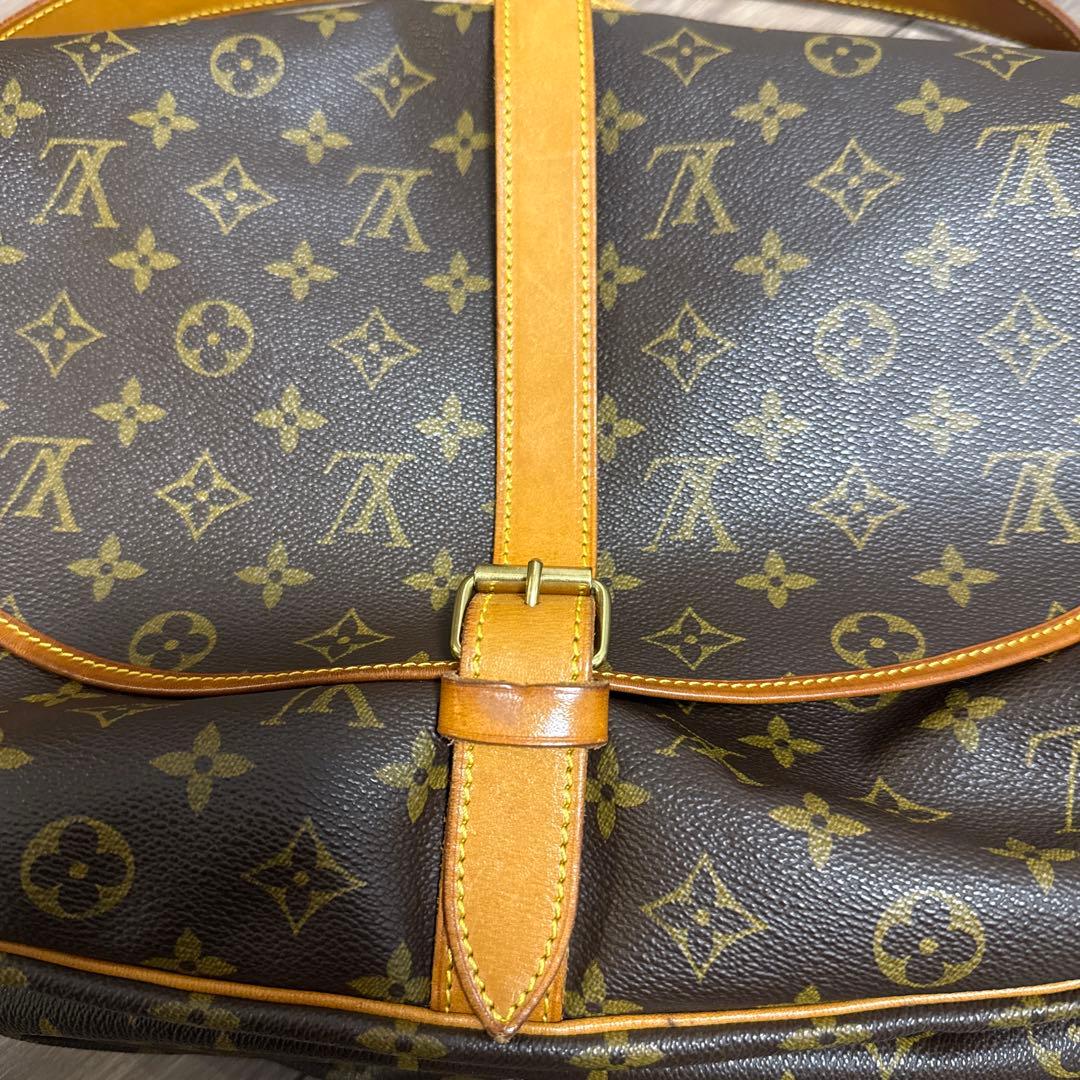 ルイヴィトン ショルダーバッグ モノグラム ソミュール 35