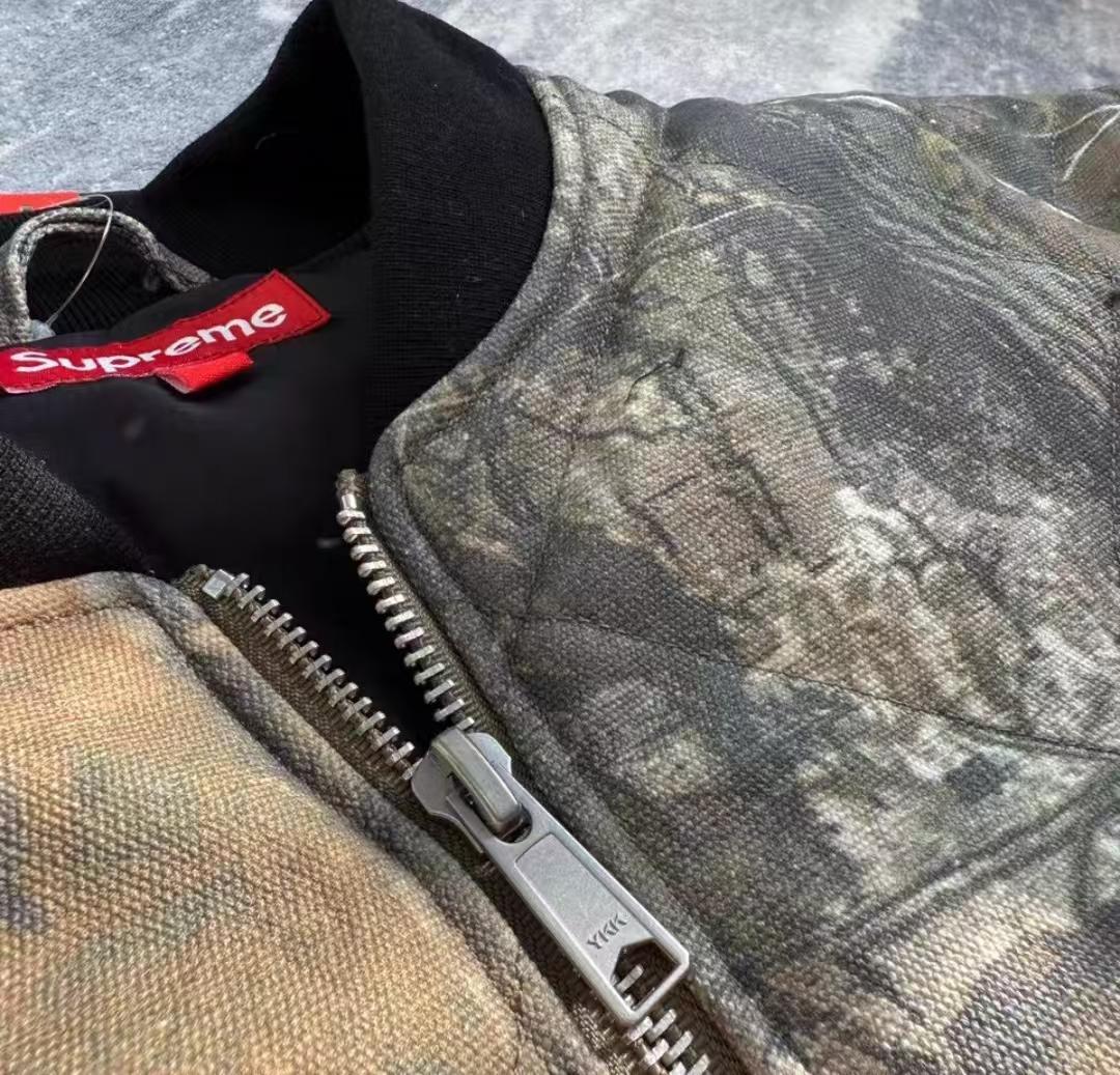 Supreme Bomber Jacket リアルツリー柄 S