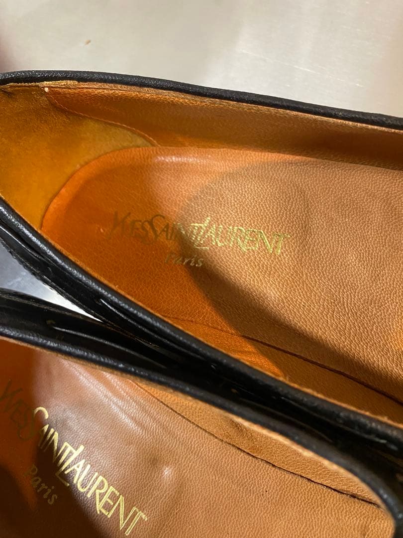 【定番】YSL イブサンローラン タッセルローファー ブラック レザー