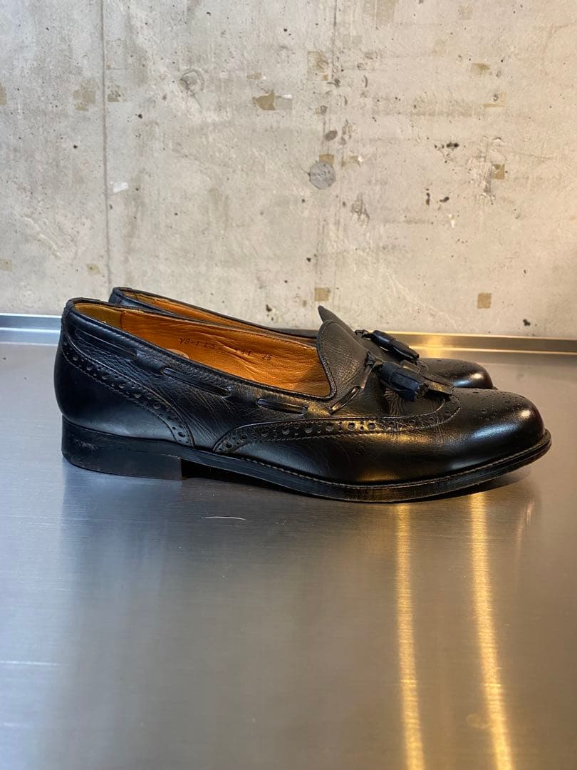【定番】YSL イブサンローラン タッセルローファー ブラック レザー