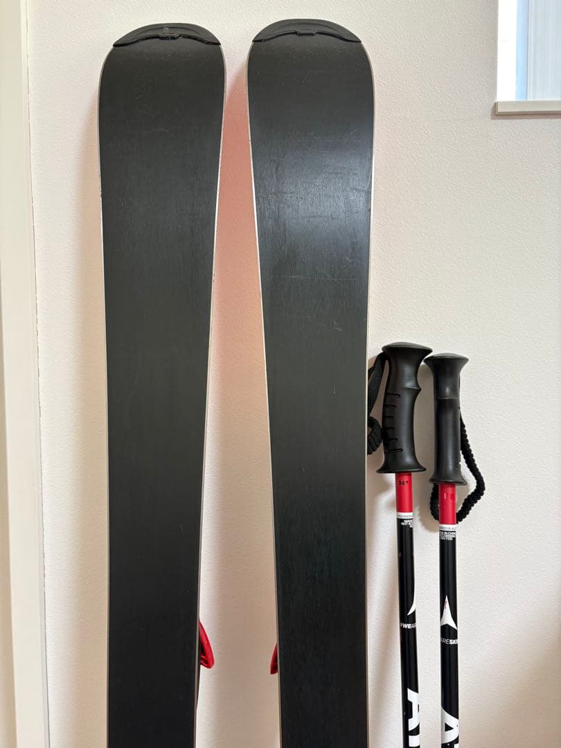 ATOMIC REDSTER j2 120 スキー板とスキーポール90セット