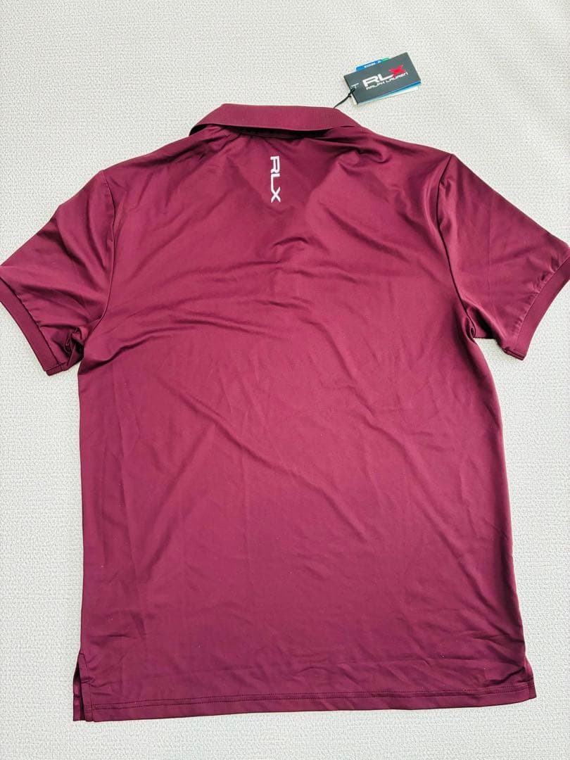 ゴルフシャツ Mサイズ ホワイト・バーガンディ 2枚セット