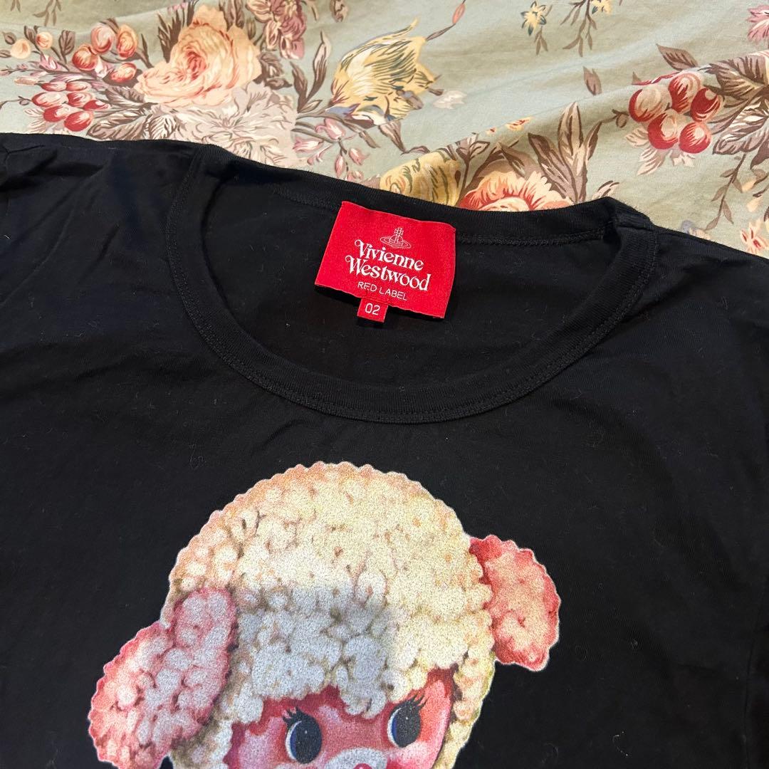 Vivienne Westwood プードルプリント長袖Tシャツ