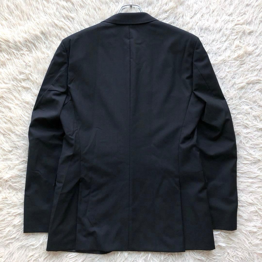 【極美品】ヒューゴボス　スーツ　上下　黒　ウール100% フォーマル　大谷翔平