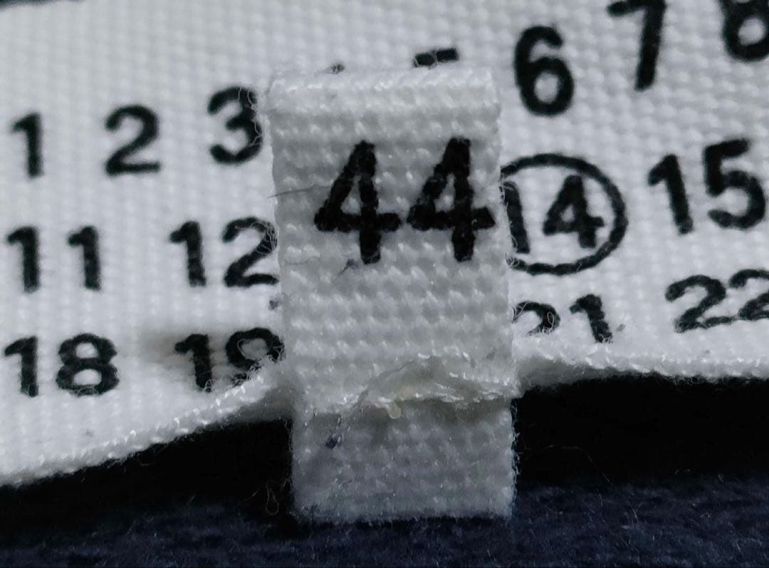 【美品】メゾンマルジェラ　エルボ　パッチ　トレーナー　トップス　ネイビー