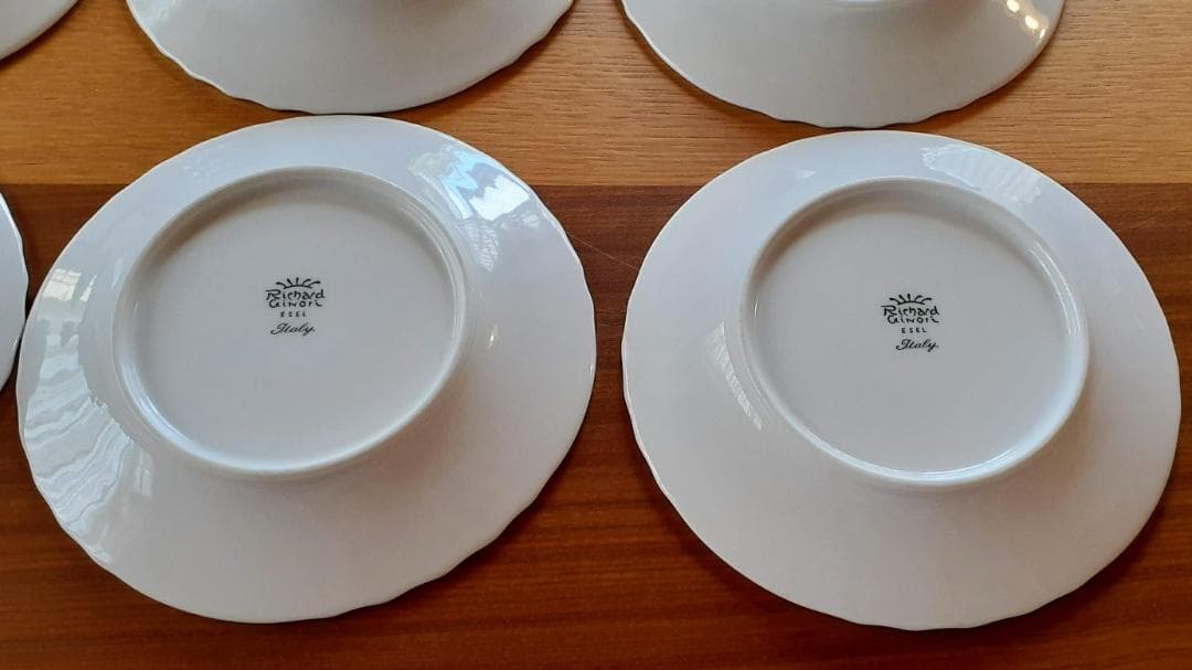 Richard Ginori 17cm ベッキオホワイト　6枚セット
