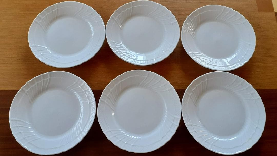 Richard Ginori 17cm ベッキオホワイト　6枚セット