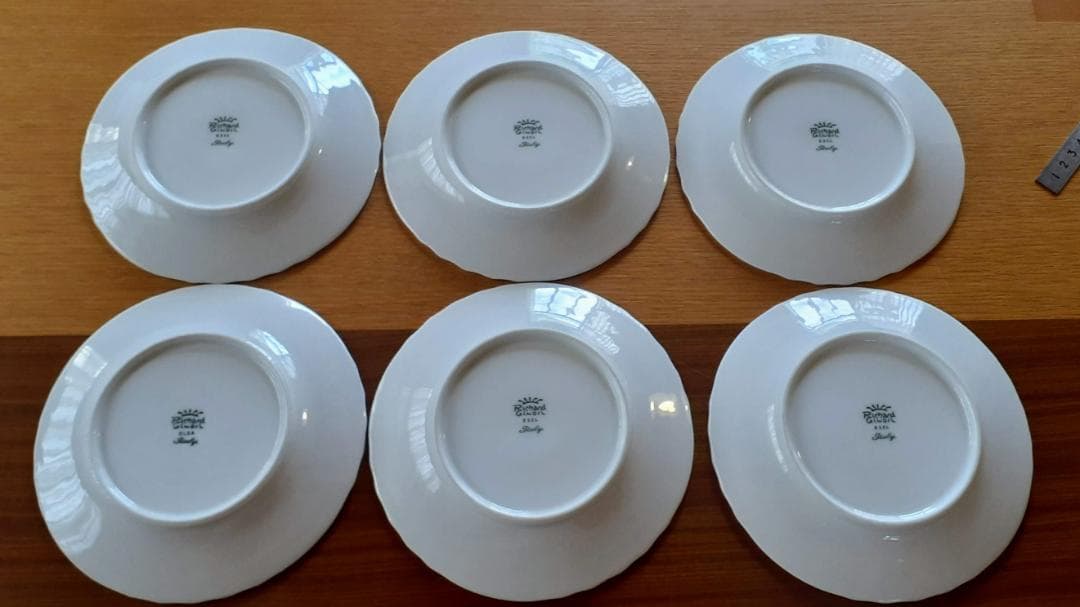 Richard Ginori 17cm ベッキオホワイト　6枚セット