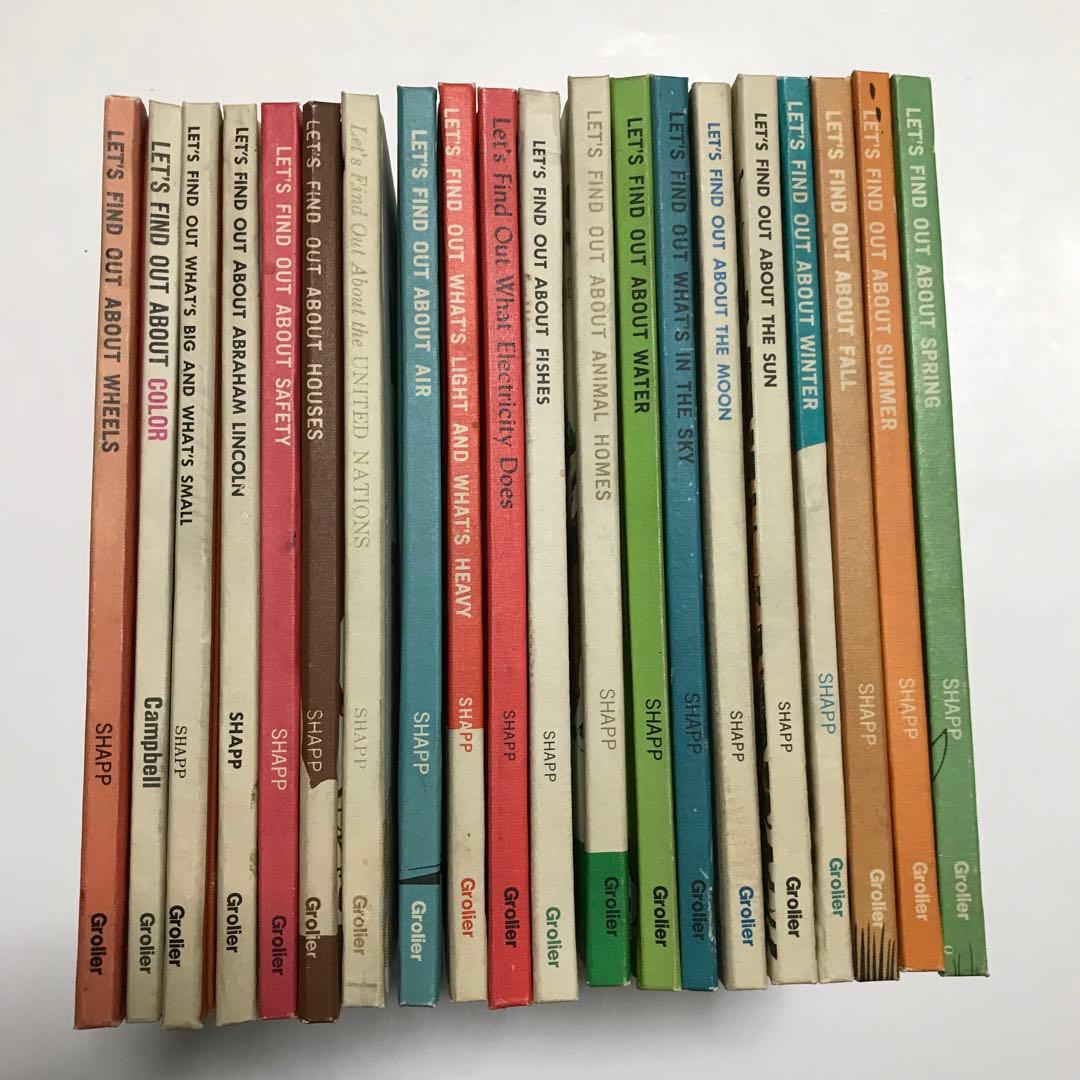 【レトロ・洋書】英語絵本／教材　LET'S FIND OUTシリーズ　全20冊