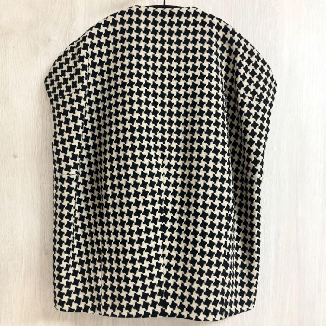 新品未使用完売品タグ付きTOMORROWLANDドビーハウンドトゥースバレルジレ