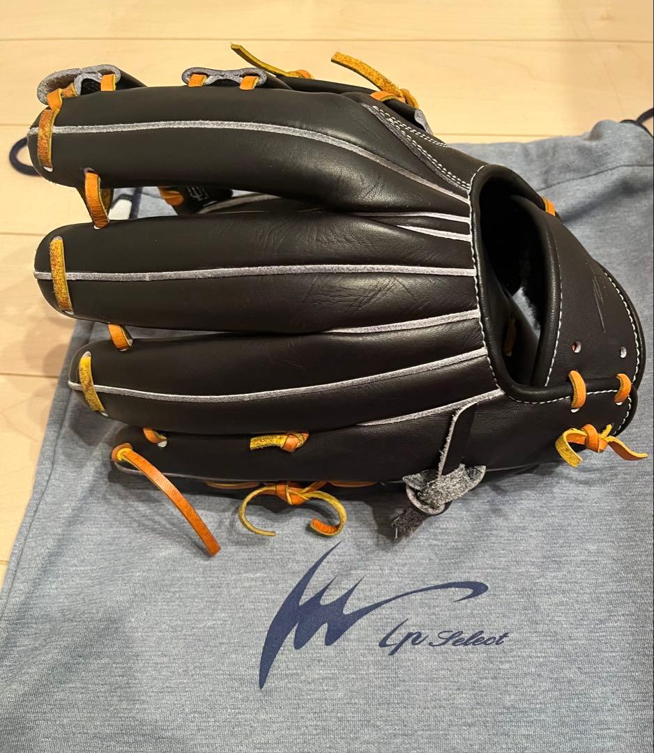 【美品】ipセレクト　軟式　オールラウンダー用　グローブ　黒