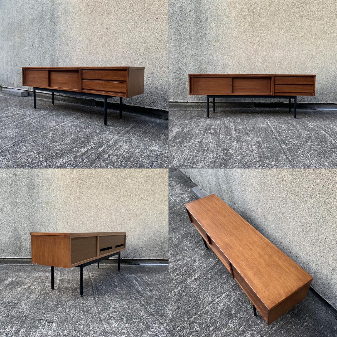 モモナチュラル｜オーク材ローボード｜インダストリアル｜TV台｜AVボード｜