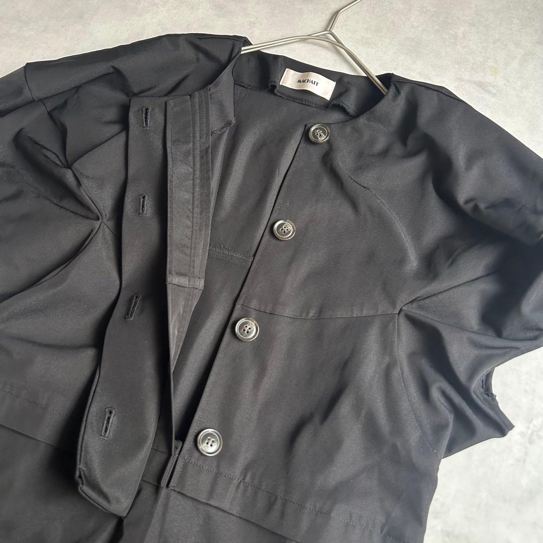 美品✨マチャット オールインワン ボリュームスリーブ 比翼 黒 フォーマル