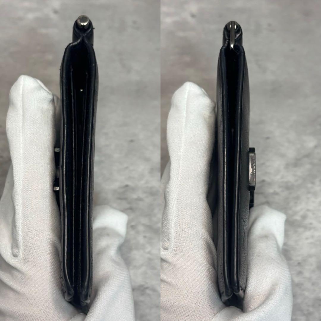 極美品✨ サンローラン クロコ マネークリップ カサンドラ YSL 札入れ