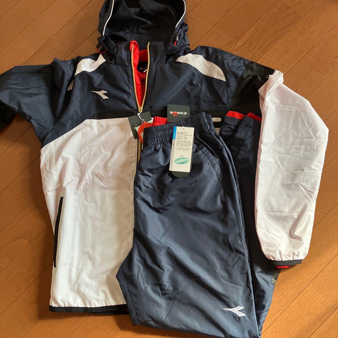 新品！メンズM ディアドラ防風 防寒 撥水素材ウインドジャケットパンツ上下セット