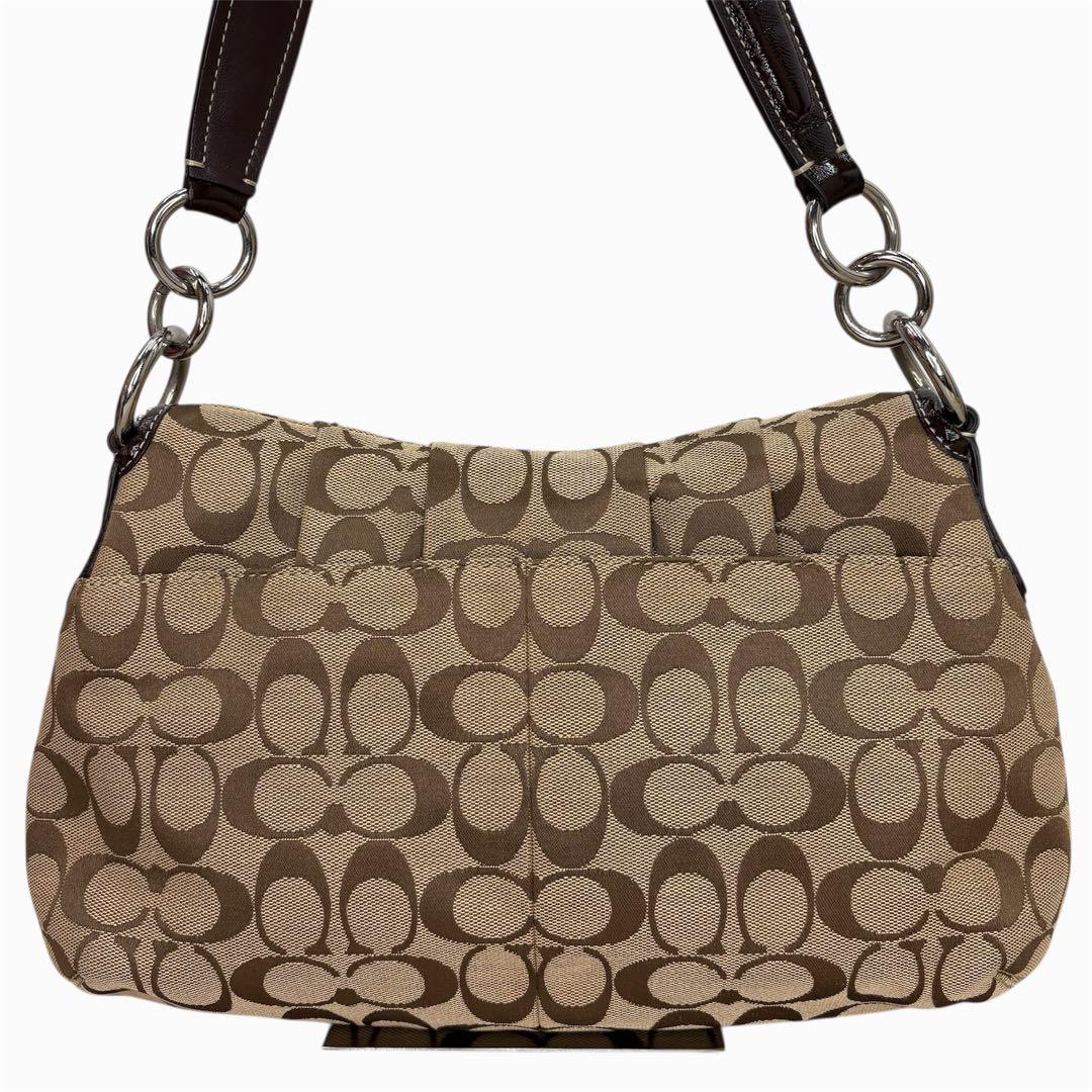 COACH コーチ シグネチャー ソーホーワンショルダー 茶