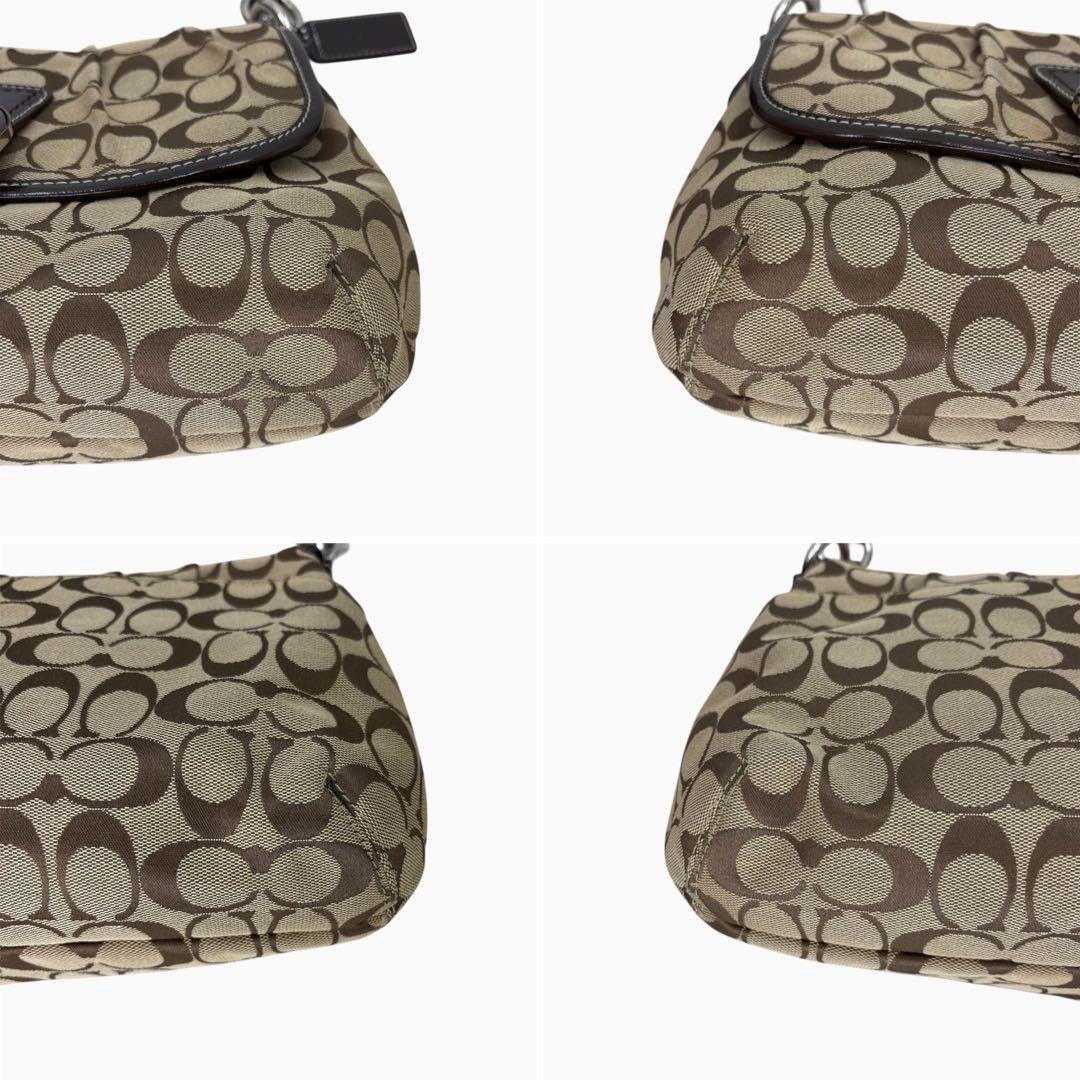 COACH コーチ シグネチャー ソーホーワンショルダー 茶