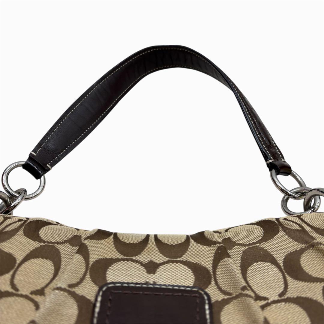 COACH コーチ シグネチャー ソーホーワンショルダー 茶