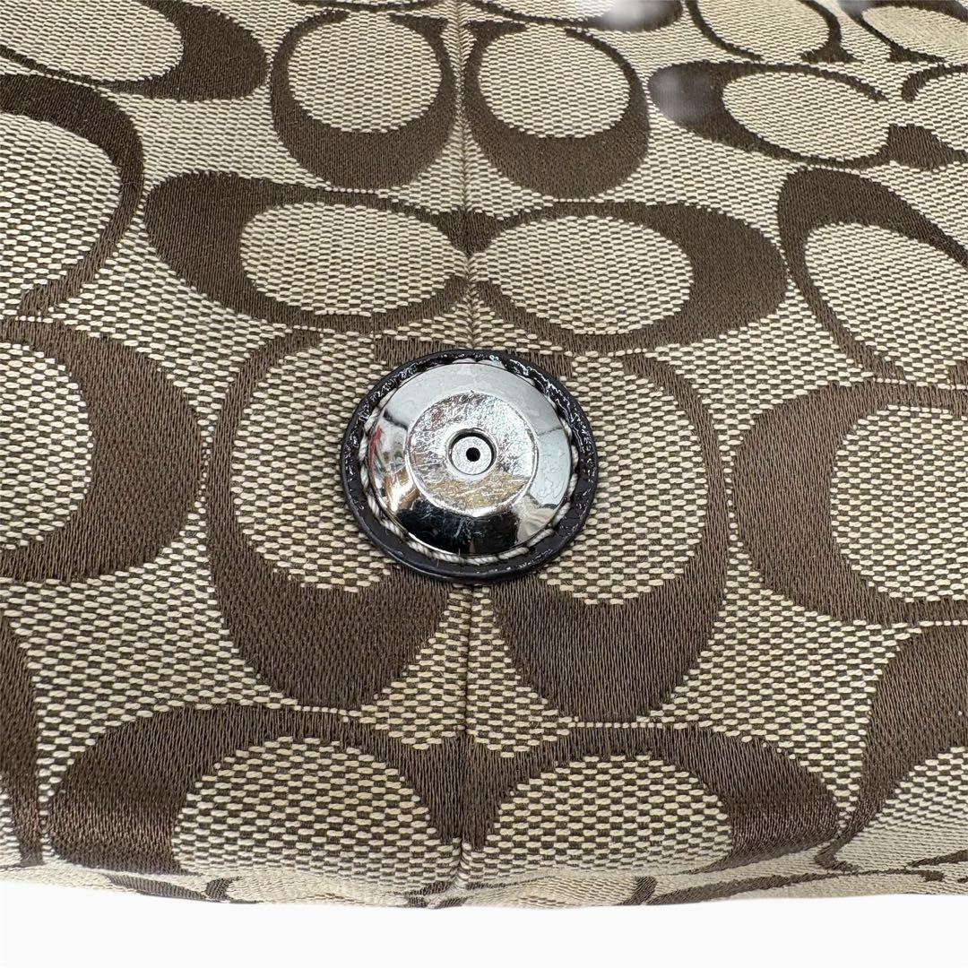 COACH コーチ シグネチャー ソーホーワンショルダー 茶