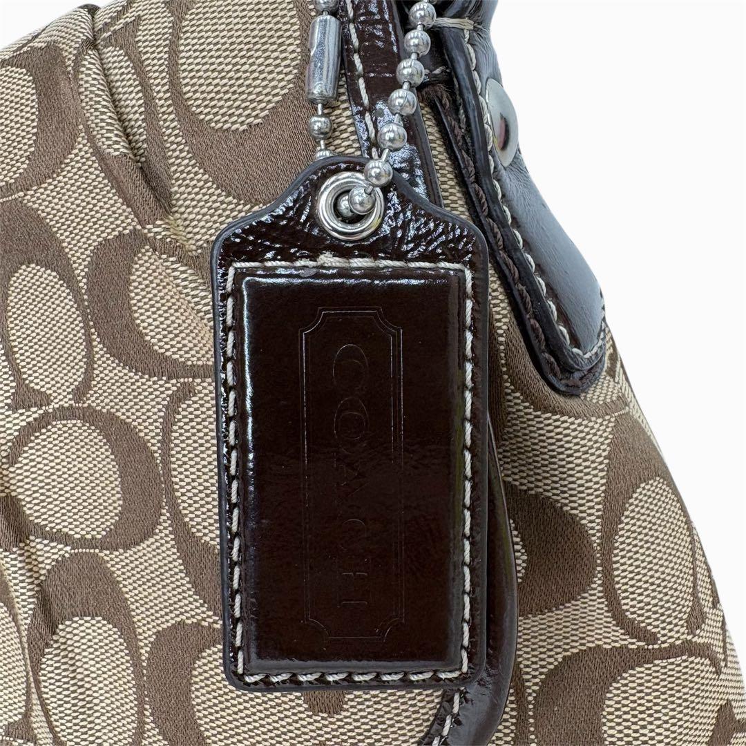 COACH コーチ シグネチャー ソーホーワンショルダー 茶