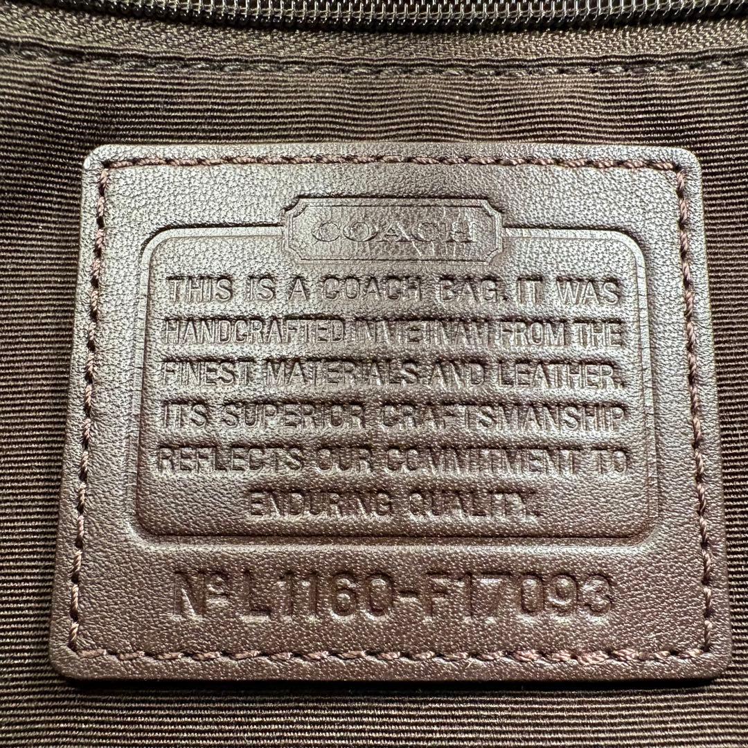 COACH コーチ シグネチャー ソーホーワンショルダー 茶