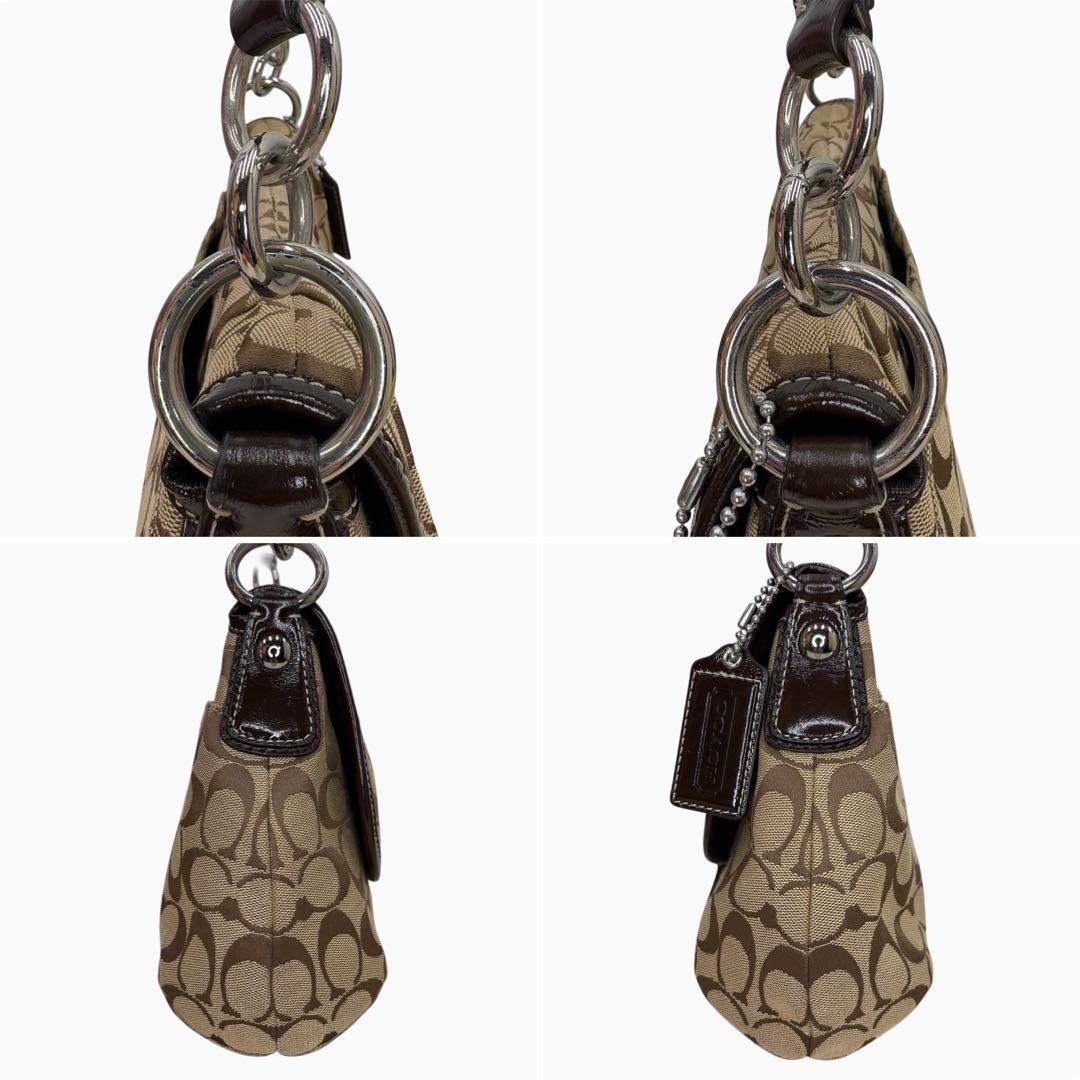 COACH コーチ シグネチャー ソーホーワンショルダー 茶