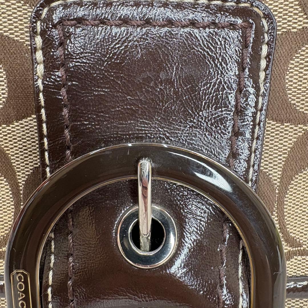 COACH コーチ シグネチャー ソーホーワンショルダー 茶