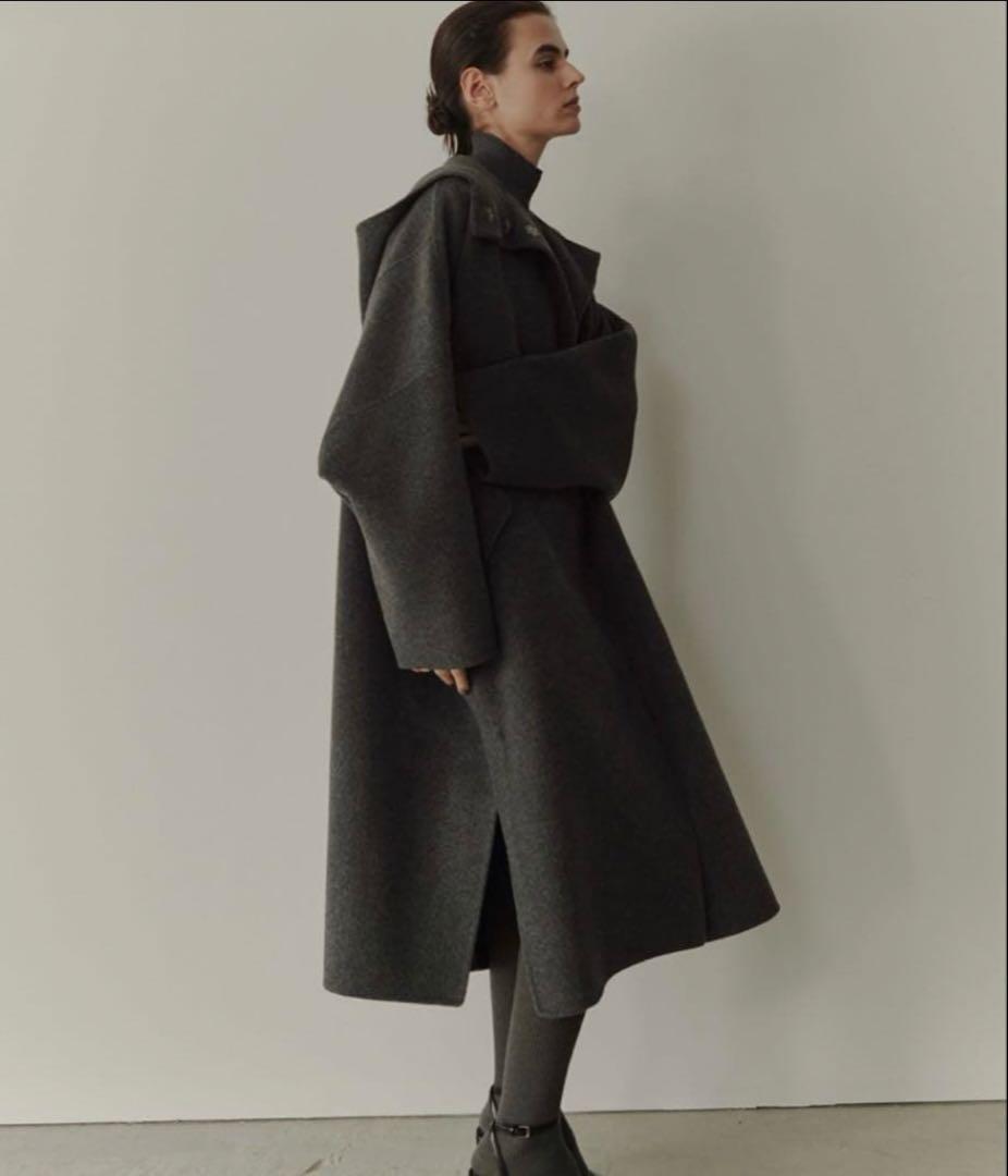 LE CIEL BLEU　Hooded Over Coat