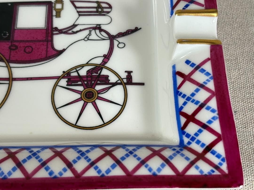 HERMES エルメス 灰皿 カレッシュ アッシュトレイ 小物入れ 馬車