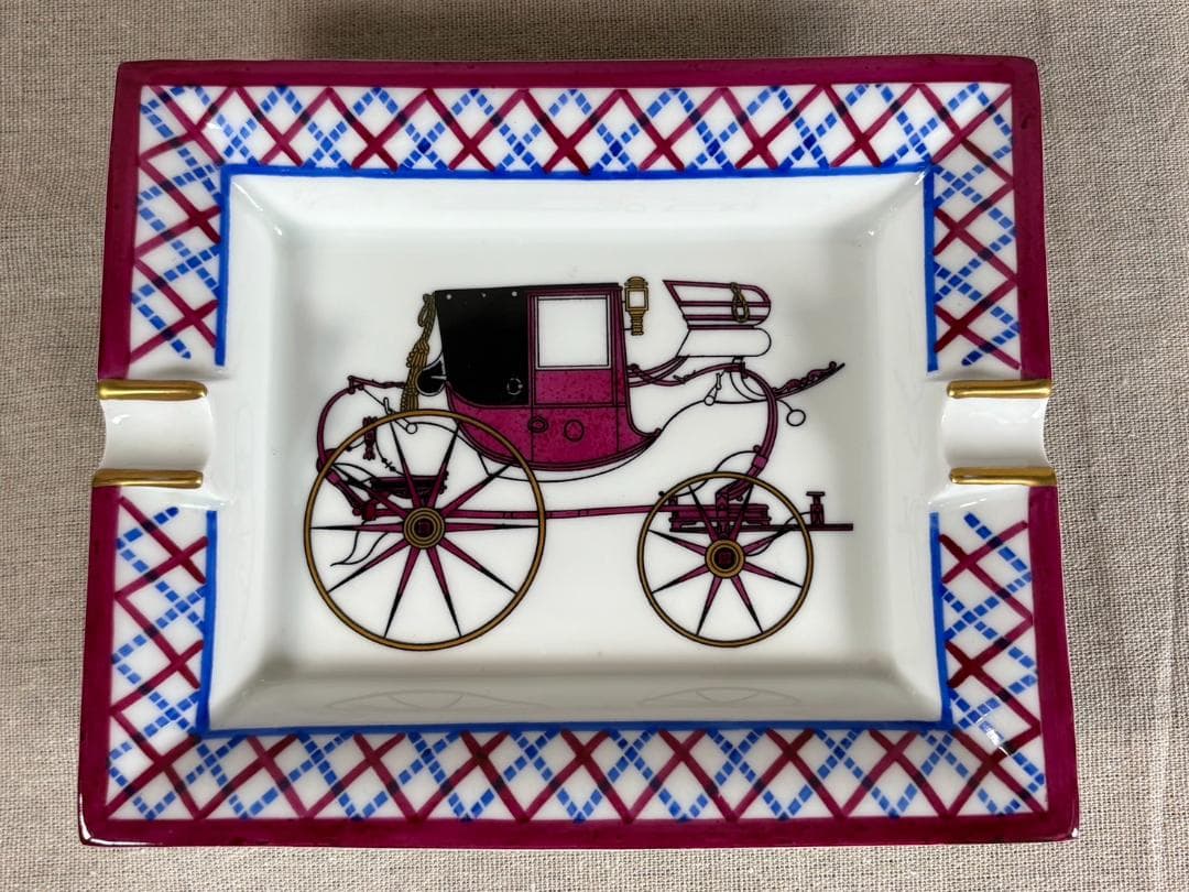 HERMES エルメス 灰皿 カレッシュ アッシュトレイ 小物入れ 馬車