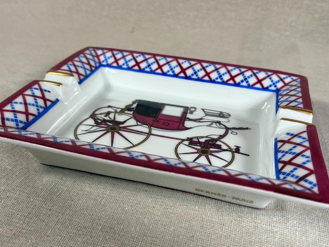 HERMES エルメス 灰皿 カレッシュ アッシュトレイ 小物入れ 馬車