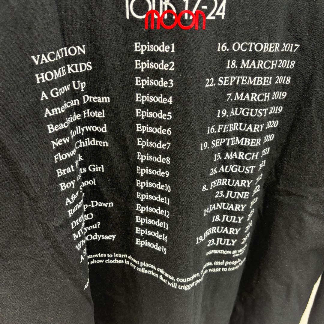 ダイリク DAIRIKU\"Tour\" Raglan Tee BLACK サイズL