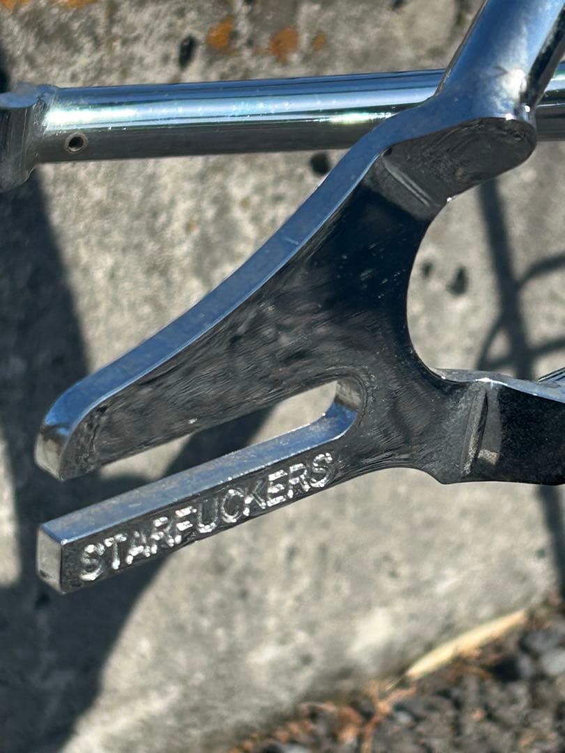 STARFUCKERS ピスト フレーム スターファッカーズ クロモリ メッキ