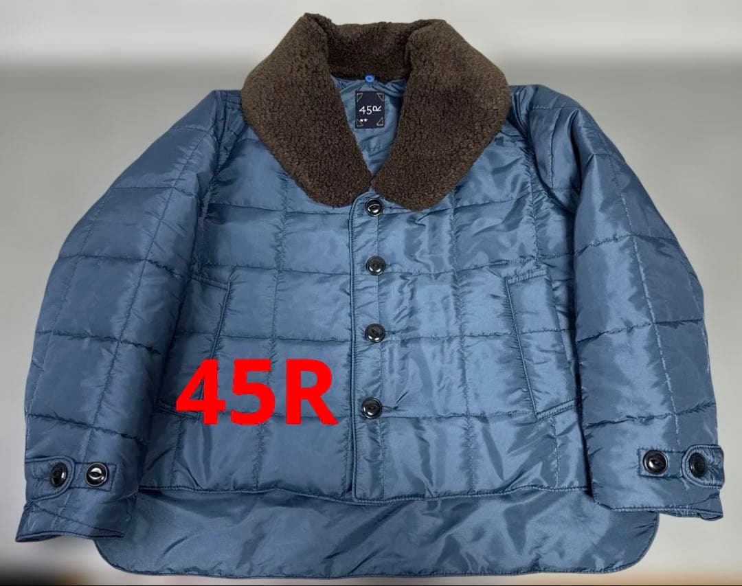 極美品　45R 厚ナイロン　908 テントブルゾン　キルティングジャケット