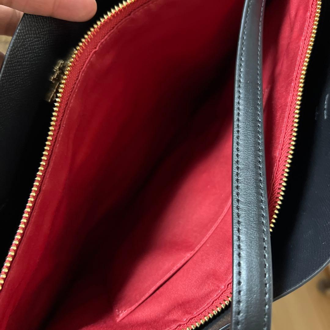 COACH ダークブラウン トートバッグ