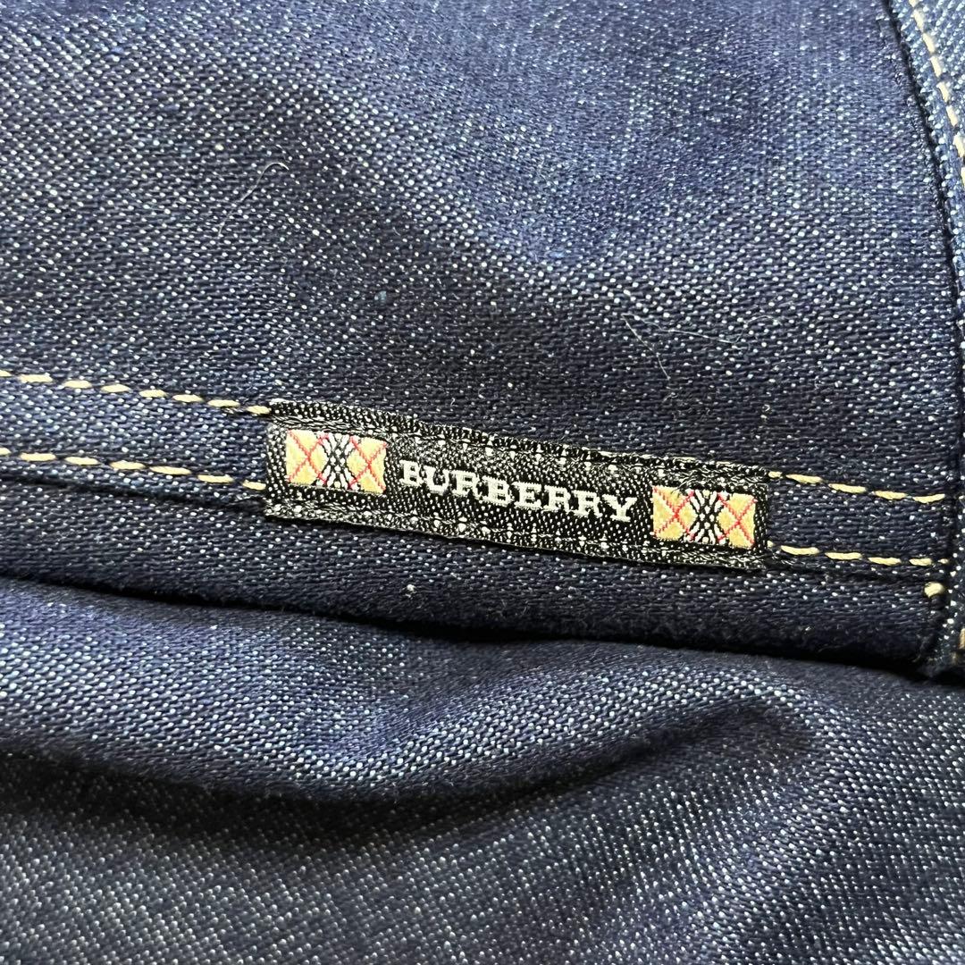 【極美品】バーバリーロンドン デニムジャケット ノバチェック 大きいサイズ