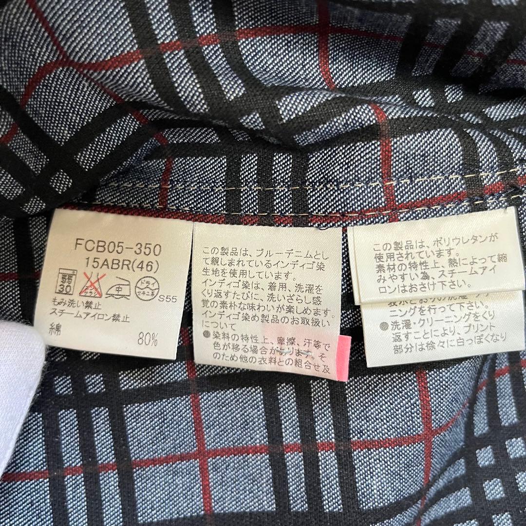 【極美品】バーバリーロンドン デニムジャケット ノバチェック 大きいサイズ