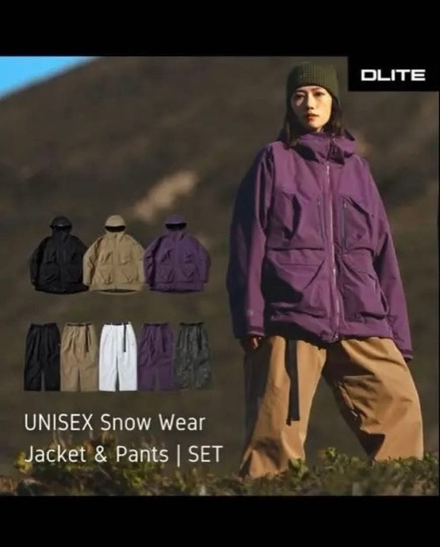 スノーウェア ジャケット & パンツ セット　DLITE 43DEGREES