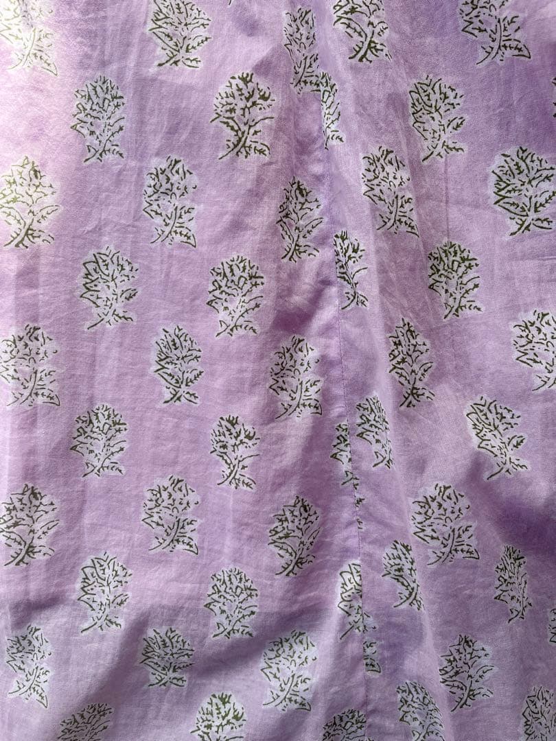 【ヌキテパ】Lotus Combi Print Dress