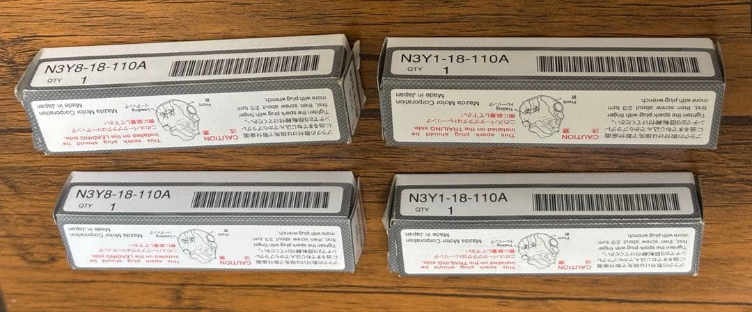 マツダ　ロータリーエンジン　スパークプラグ　セット　純正