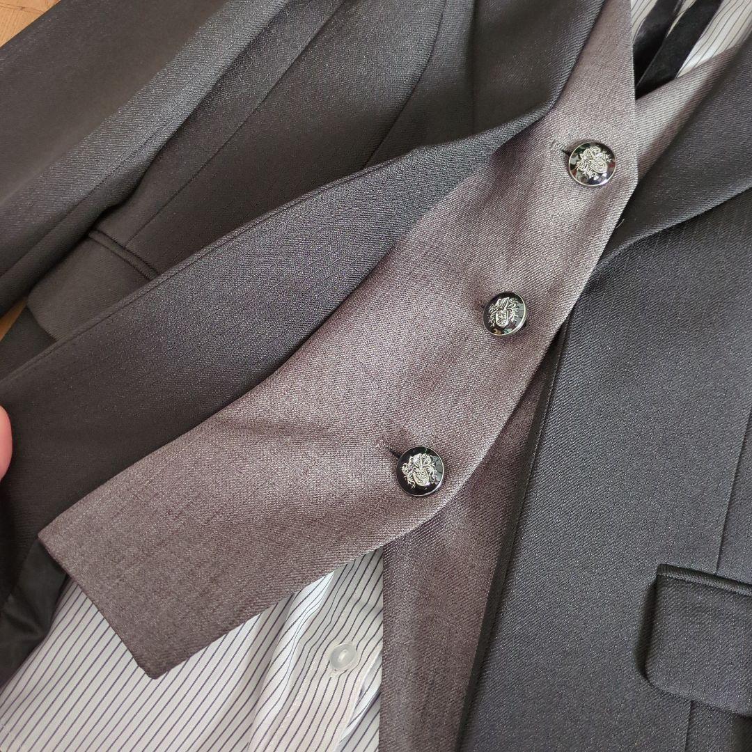 女の子用フォーマルスーツ ダークグレー 160cm