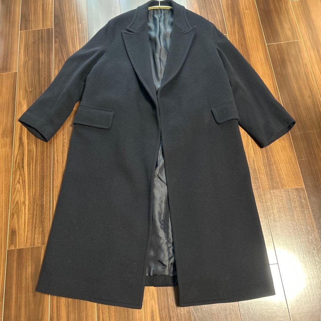 blurhmsブラームスウールビーバーチェスターコート