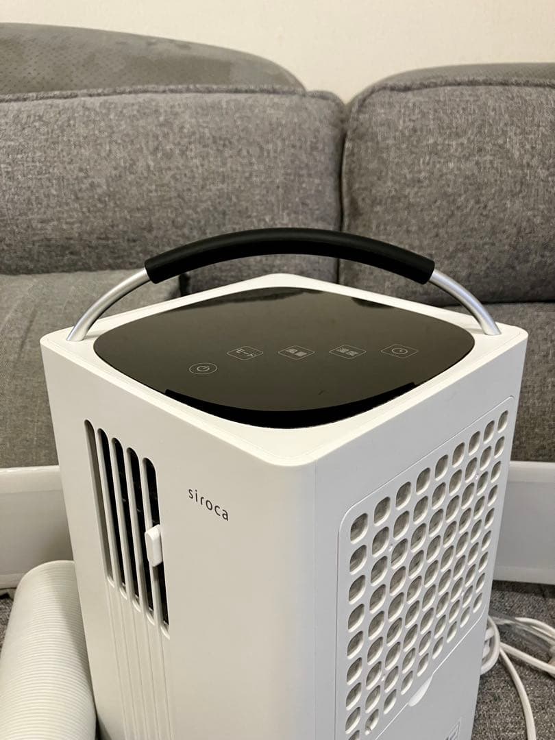 【自作　排水ホース＋窓パネル付き】sirocaポータブルクーラーSY-D151