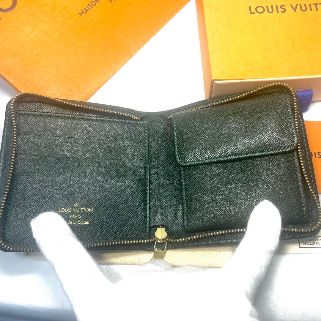 【未使用品】ルイヴィトン タイガ エピセア ポルトビエモネジップ 二つ折り財布