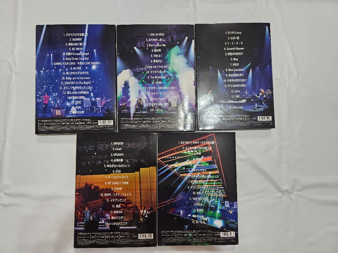 B'z　ライブDVD　ERAS 8820 5枚セット