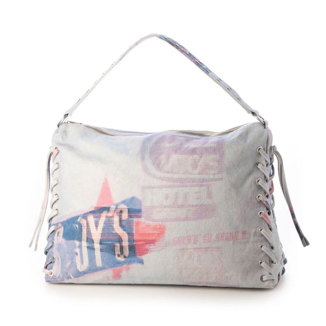 Desigual レースアップショルダーバッグ